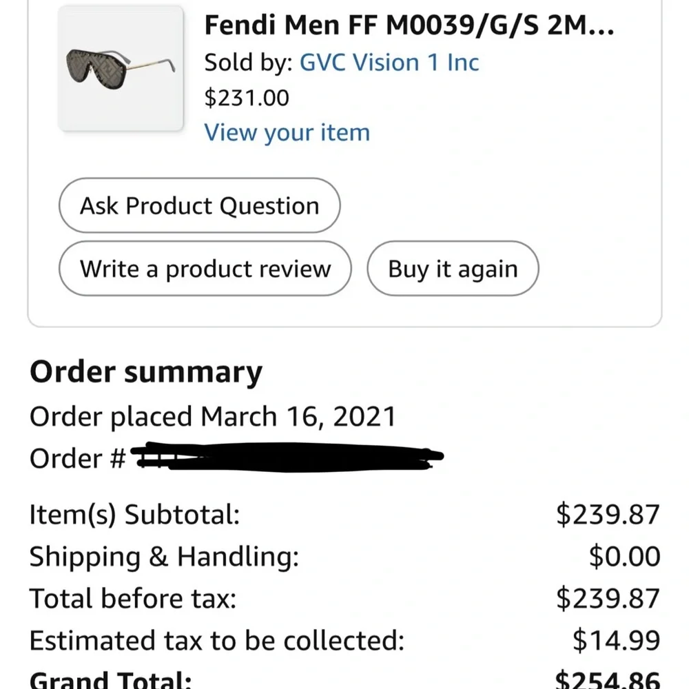 Fendi Sunglasses - Picture 5 of 6